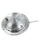 Truck-Lite Incandescent, 1 Bulb, Round Clear, Dome Light, Chrome Bracket Mount, Hardwired, Stripped End,  80350-3 - alternate 2